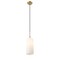 Z-Lite Monty 1 Light Pendant, Heritage Brass & Matte Opal 732P17-HBR - alternate 2